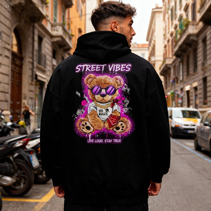 Felpa con cappuccio Rebel Teddy