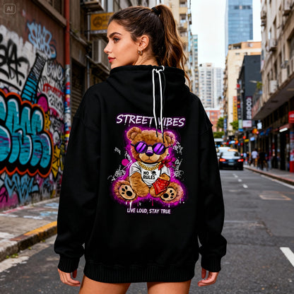 Felpa con cappuccio Rebel Teddy